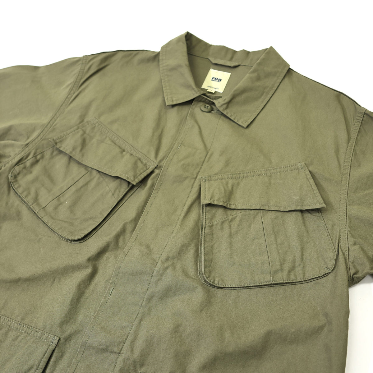 F2452 Olive Jungle Fatigue Cotton Poplin Jacket | Shop Sydney's