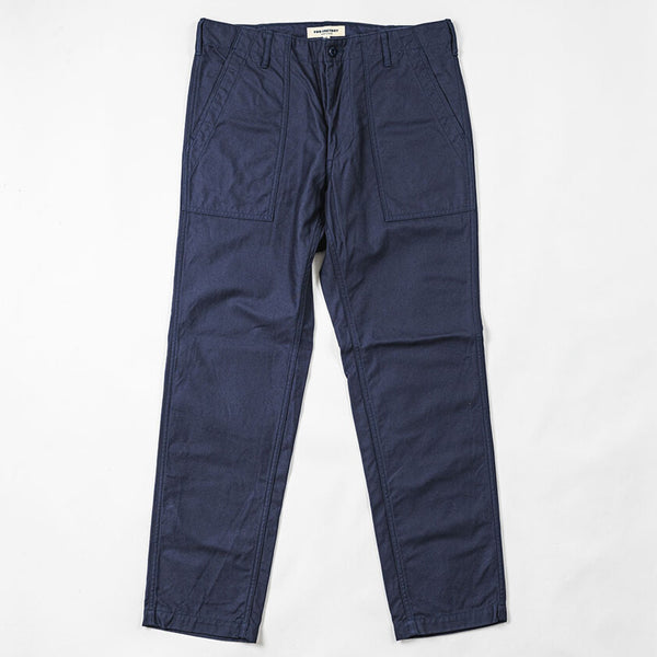 Navy Baker Cotton Trouser