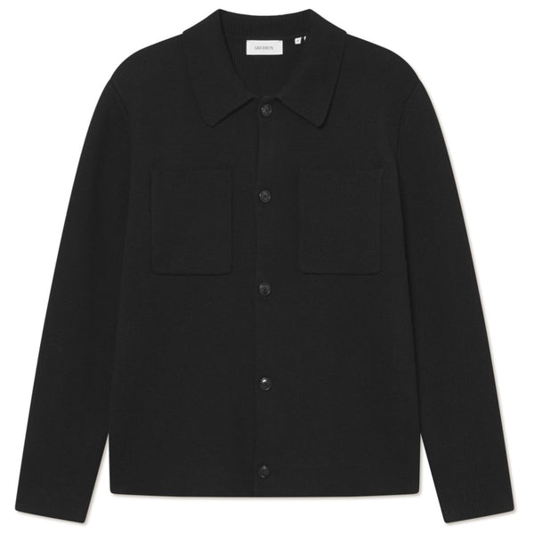 Black Fischer Cotton Milano Overshirt