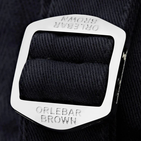 Dark Navy Fallon Stretch Cotton Trousers