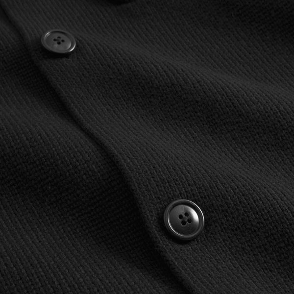 Black Fischer Cotton Milano Overshirt