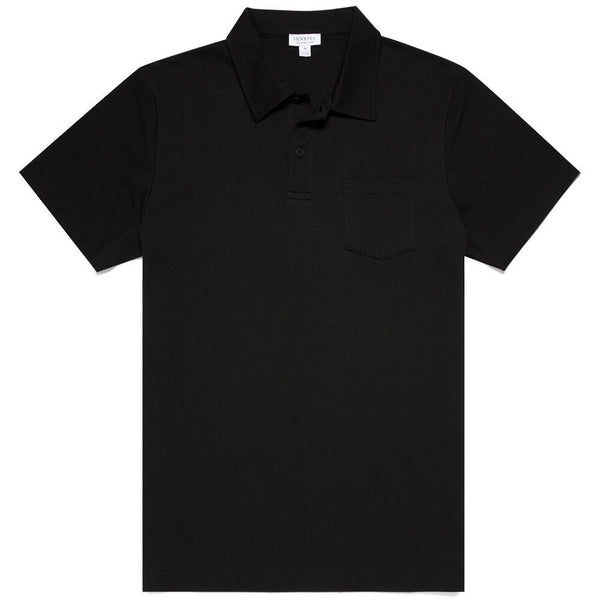 Black Riviera Polo Shirt