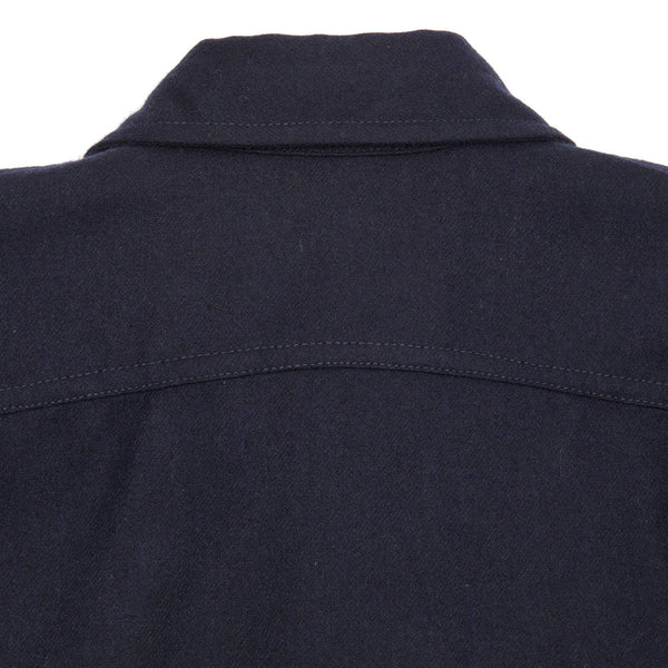 Navy Moab Wool Overshirt