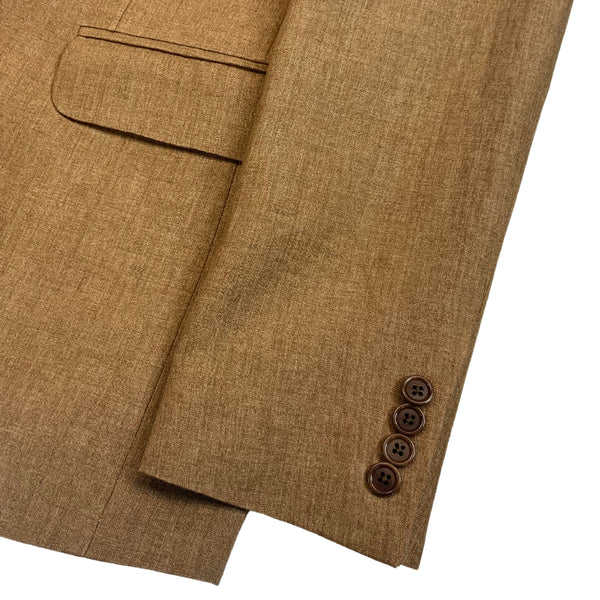 Bronze Two Button Linen Suit