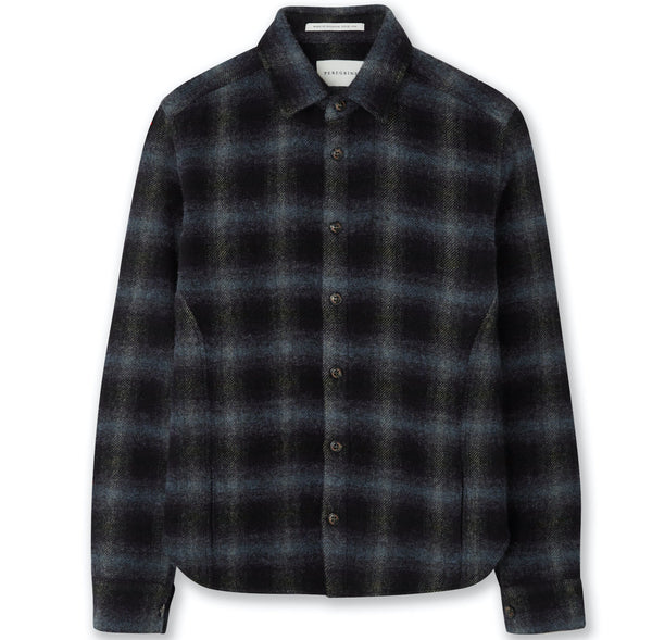 Storm Check Wool Overshirt