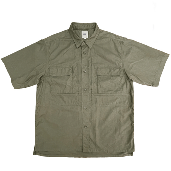 Olive Cotton Field H/S Shirt