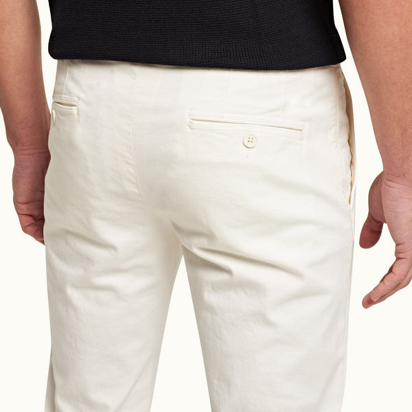 Sea Mist Fallon Tailored Fit Cotton Chinos