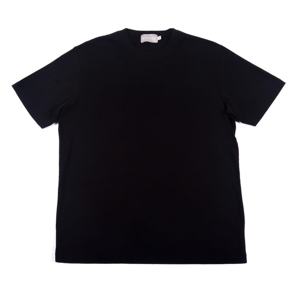 Black Classic Cotton Crewneck T-shirt