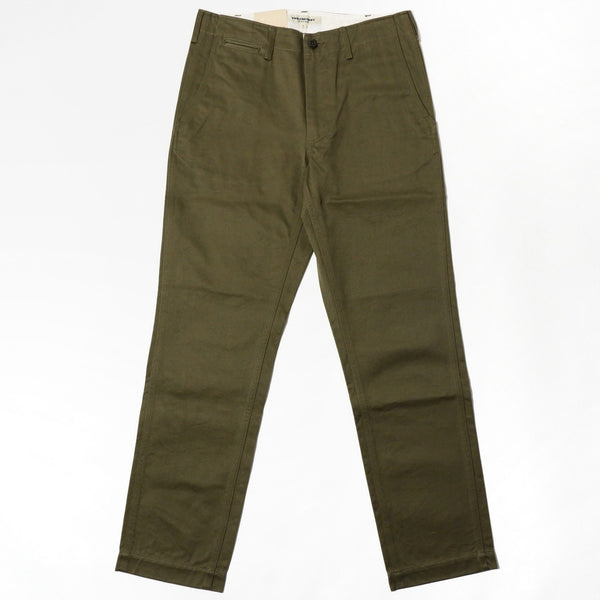 Olive Westpoint Cotton Chino Trouser