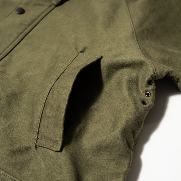 F2361 Khaki Moleskin Riding Jacket
