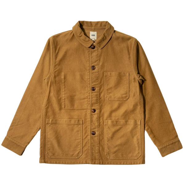 F2373 Khaki French Moleskin Jacket
