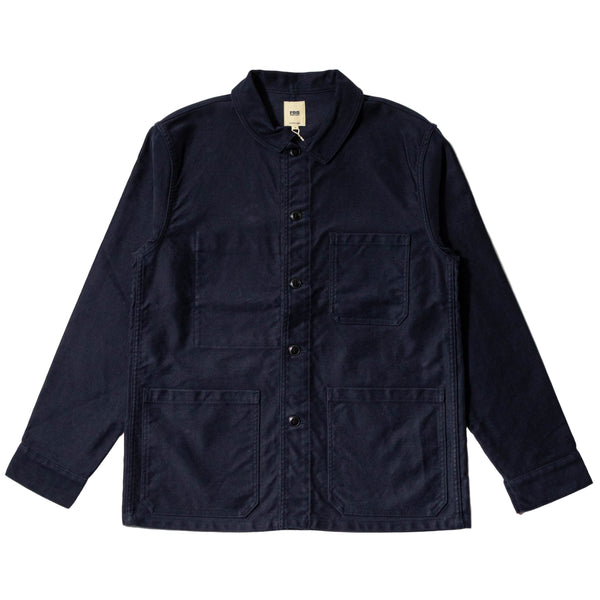 F2373 Navy French Moleskin Jacket