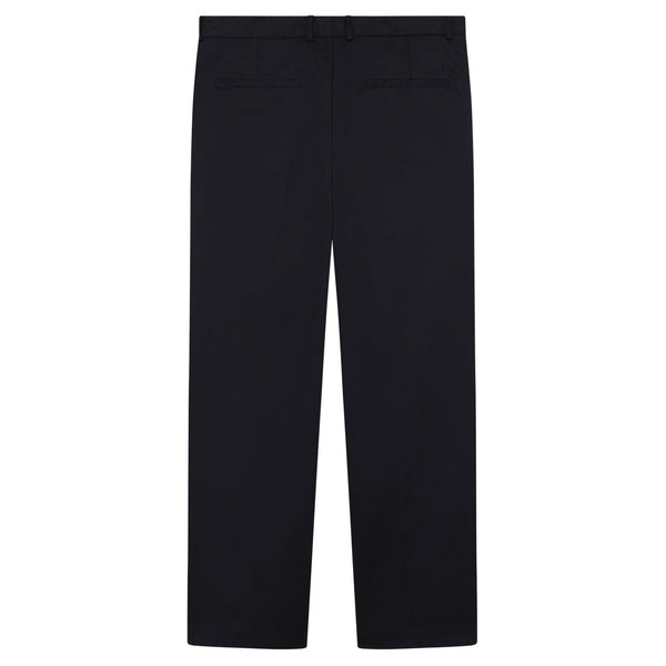 Black Reece Pleated Heavy Twill Pants