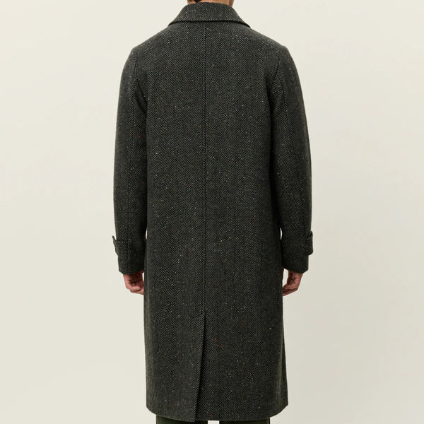 Duffel Bag Maximilian Herringbone Wool Coat