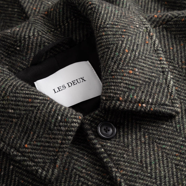 Duffel Bag Maximilian Herringbone Wool Coat