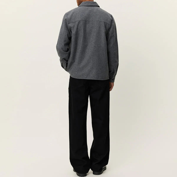 Grey Melange Layton Mouliné Overshirt