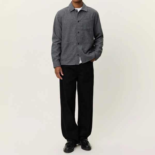 Grey Melange Layton Mouliné Overshirt