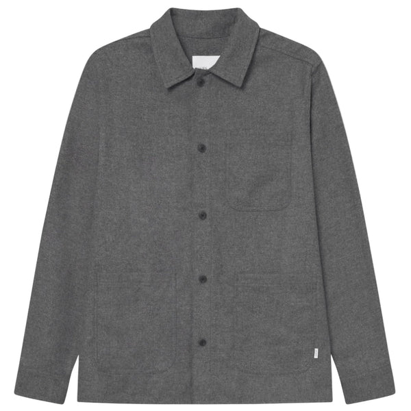 Grey Melange Layton Mouliné Overshirt
