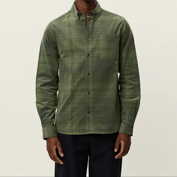 Duffel Bag Kash Check Corduroy Cotton Shirt