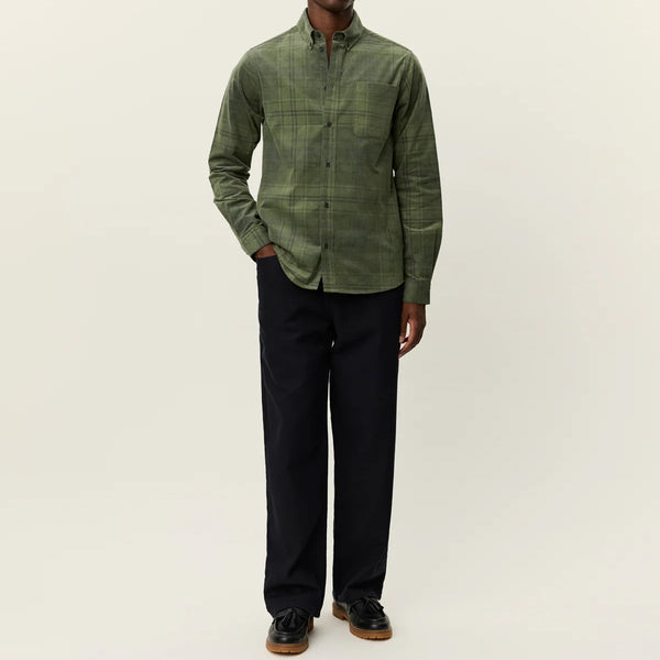 Duffel Bag Kash Check Corduroy Cotton Shirt