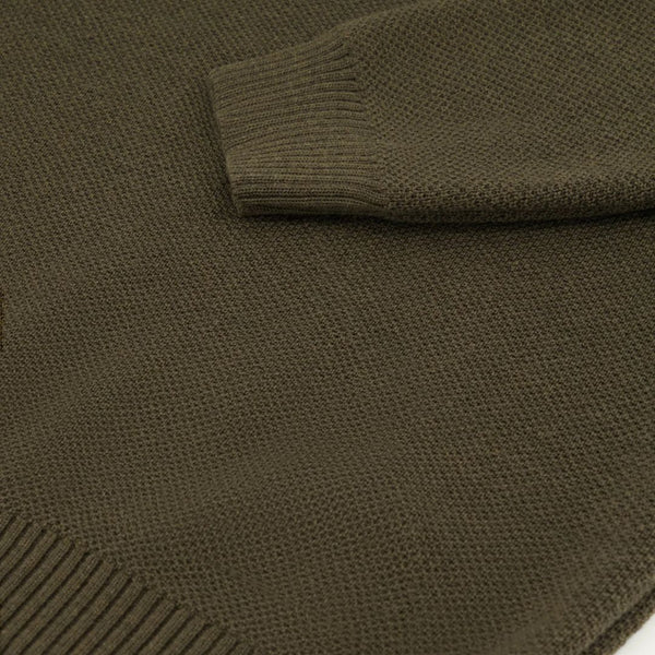 Kaki Youri Merino Wool Crewneck Sweater