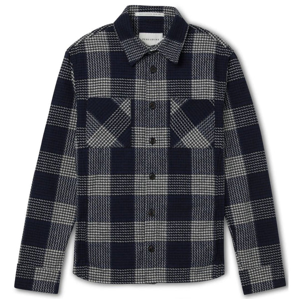 William Check Blunt Cotton Overshirt