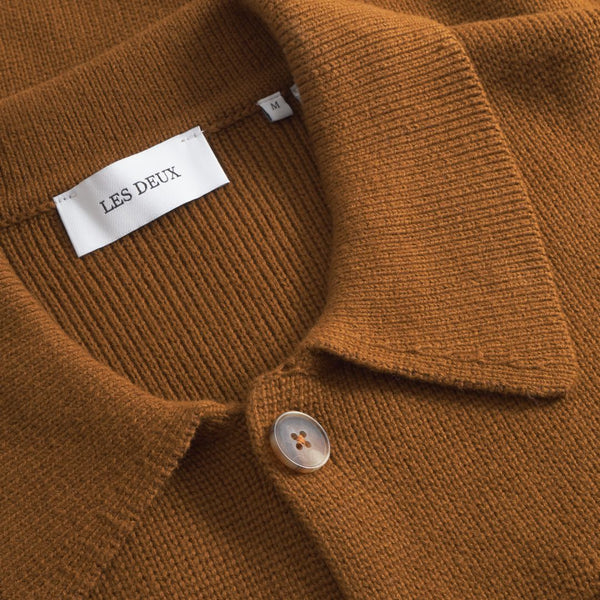 Monk's Robe Brown Fischer Cotton Milano Overshirt