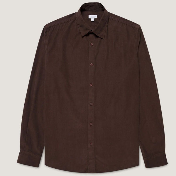 Truffle Fine Corduroy Cotton Shirt
