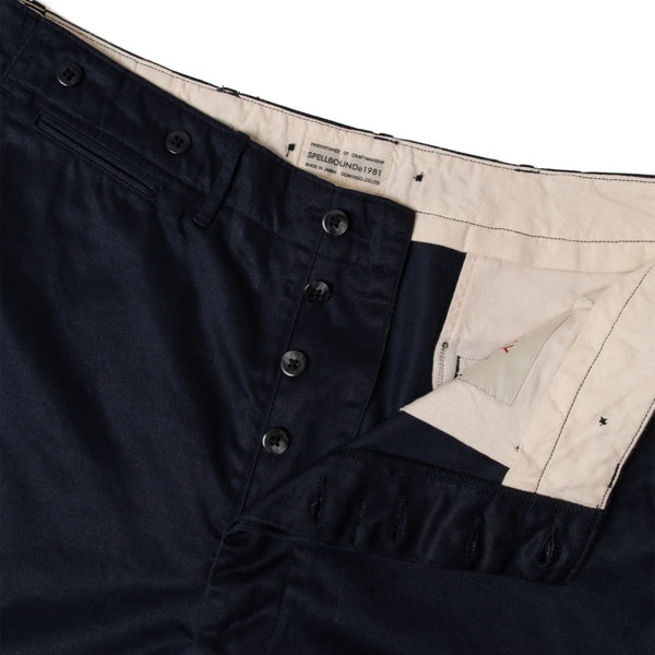 44-701T Navy Cotton Twill Trousers