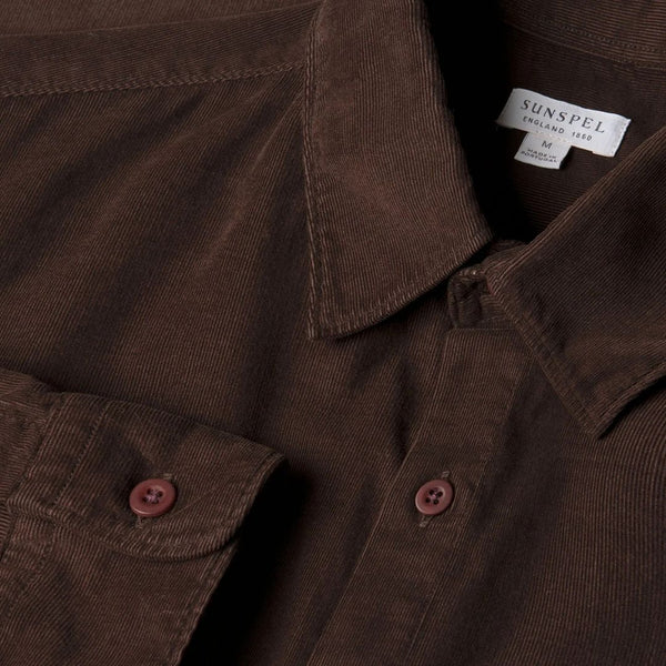 Truffle Fine Corduroy Cotton Shirt