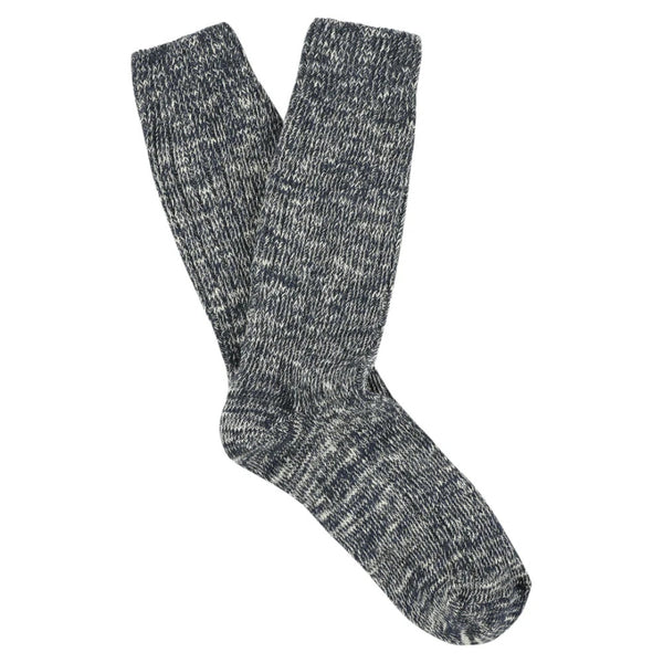 Flamé Blue Melange Blend Socks