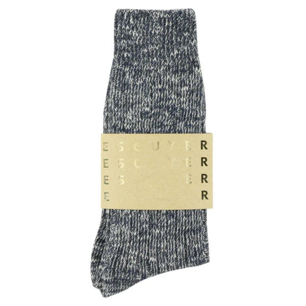 Flamé Blue Melange Blend Socks