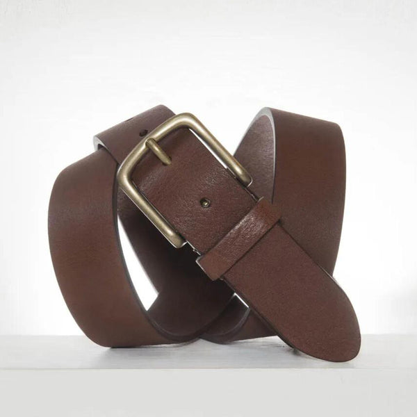 Dark Brown 130 cm Bridle Leather Belt
