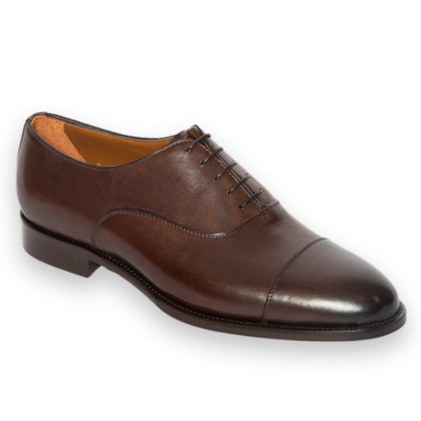 Crust Faggio Made in Italy Leather Cap Toe Dress Shoes