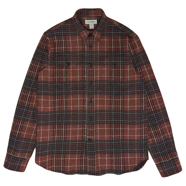 Rosso Post Man Heavy Flannel Check Shirt