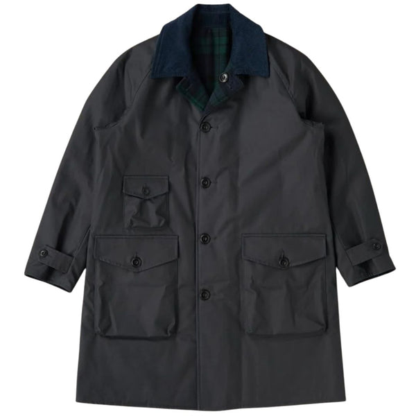 Navy Murray Reversible Cotton Coat