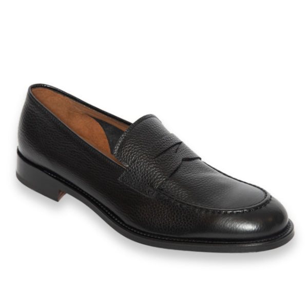 Nero Deer Skin Leather Loafer