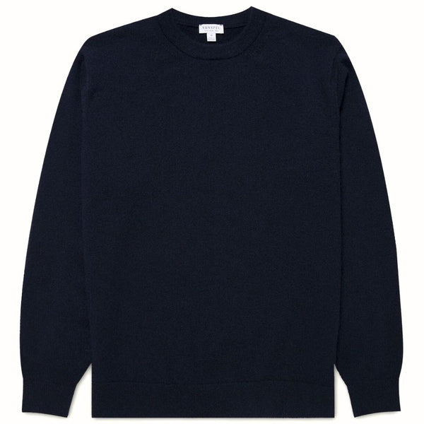 Navy Cashmere Sweater
