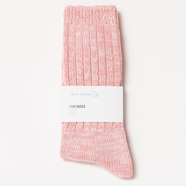 Peach Melange GS07 Organic Cotton Socks