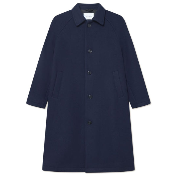 Dark Navy Michael Wool Coat