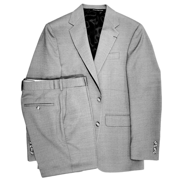 Slate Two Button Linen Suit