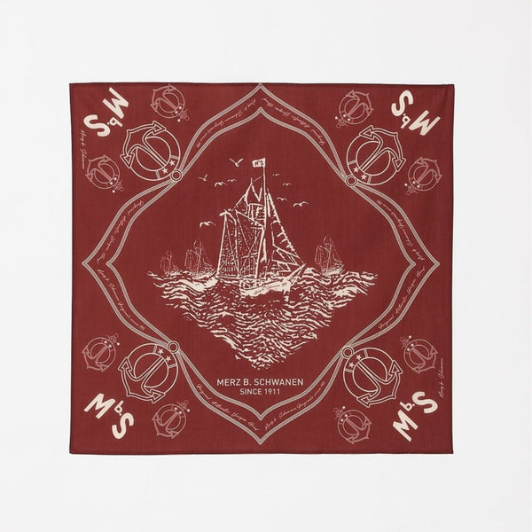 Chestnut Cotton Print Bandana