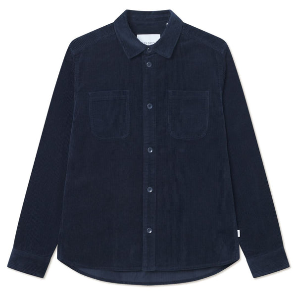 Dark Navy Kody Heavyweight Corduroy Shirt