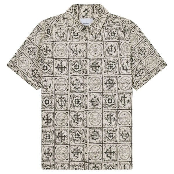 Ivory Larry AOE Tile SS Shirt