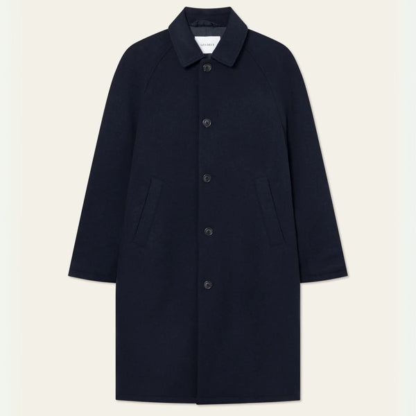 Dark Navy Michael Solid Wool Coat 3.0