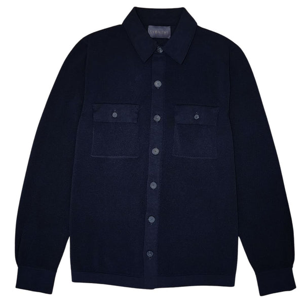 Blu Notte Cotton Silk Overshirt