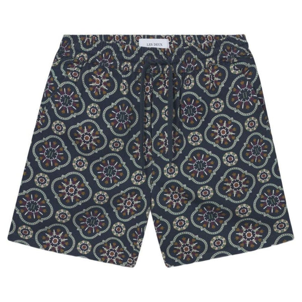 Dark Navy Otto AOP Tapestry Shorts