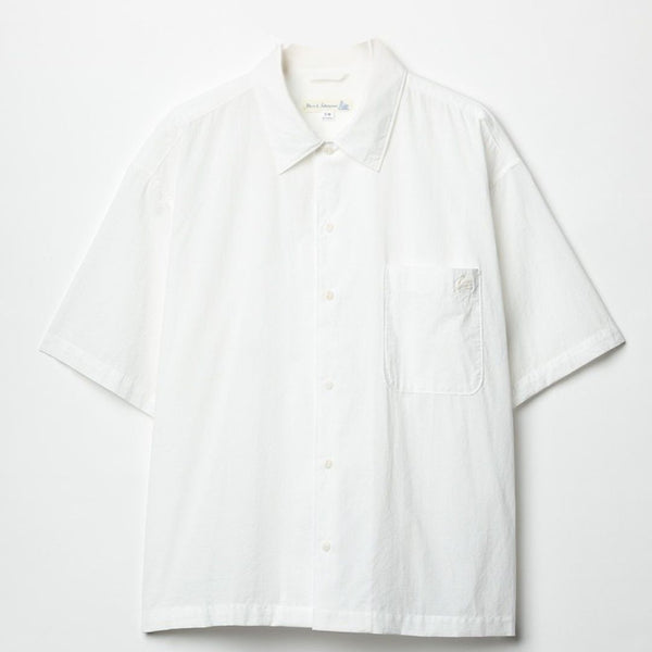 White SHIRT09LP Cotton Poplin S/S Shirt