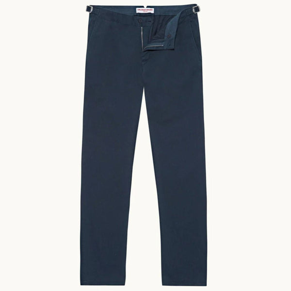 Dark Navy Fallon Stretch Cotton Trousers