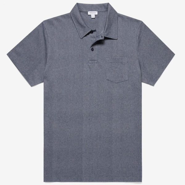 Navy Twist Riviera Polo Shirt